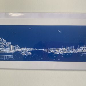 littlehampton linocut image
